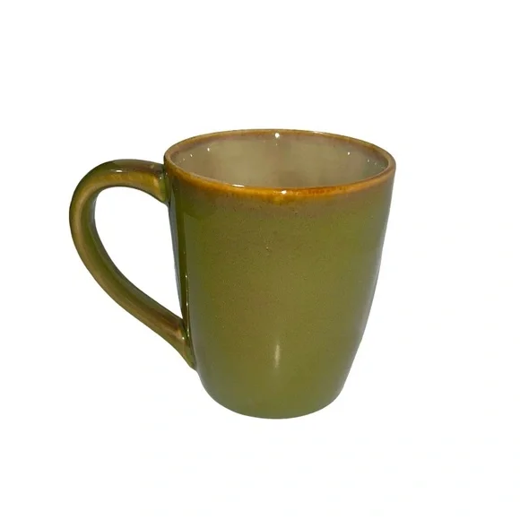 Green Owl Ceramic Mug – Embossed Owl Design – Woodland Coffee Cup - Picture 3 of 5